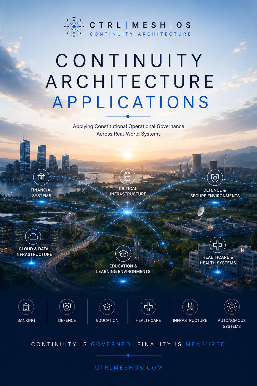Continuity Architecture Applications